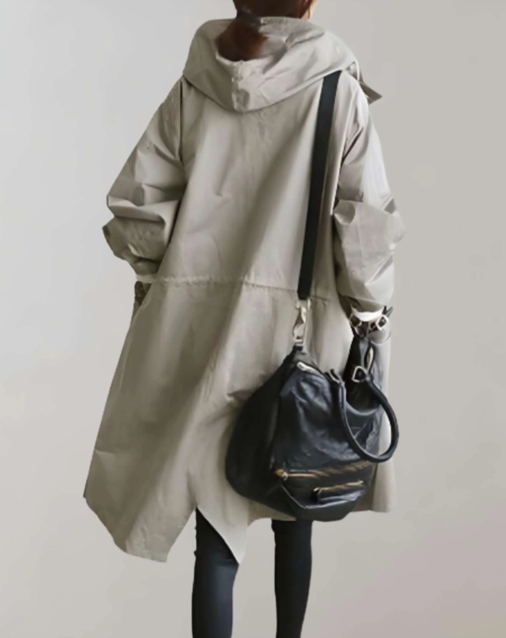 Heidi-Mode | Wasserfester und Warmer Kapuzen-Trenchcoat