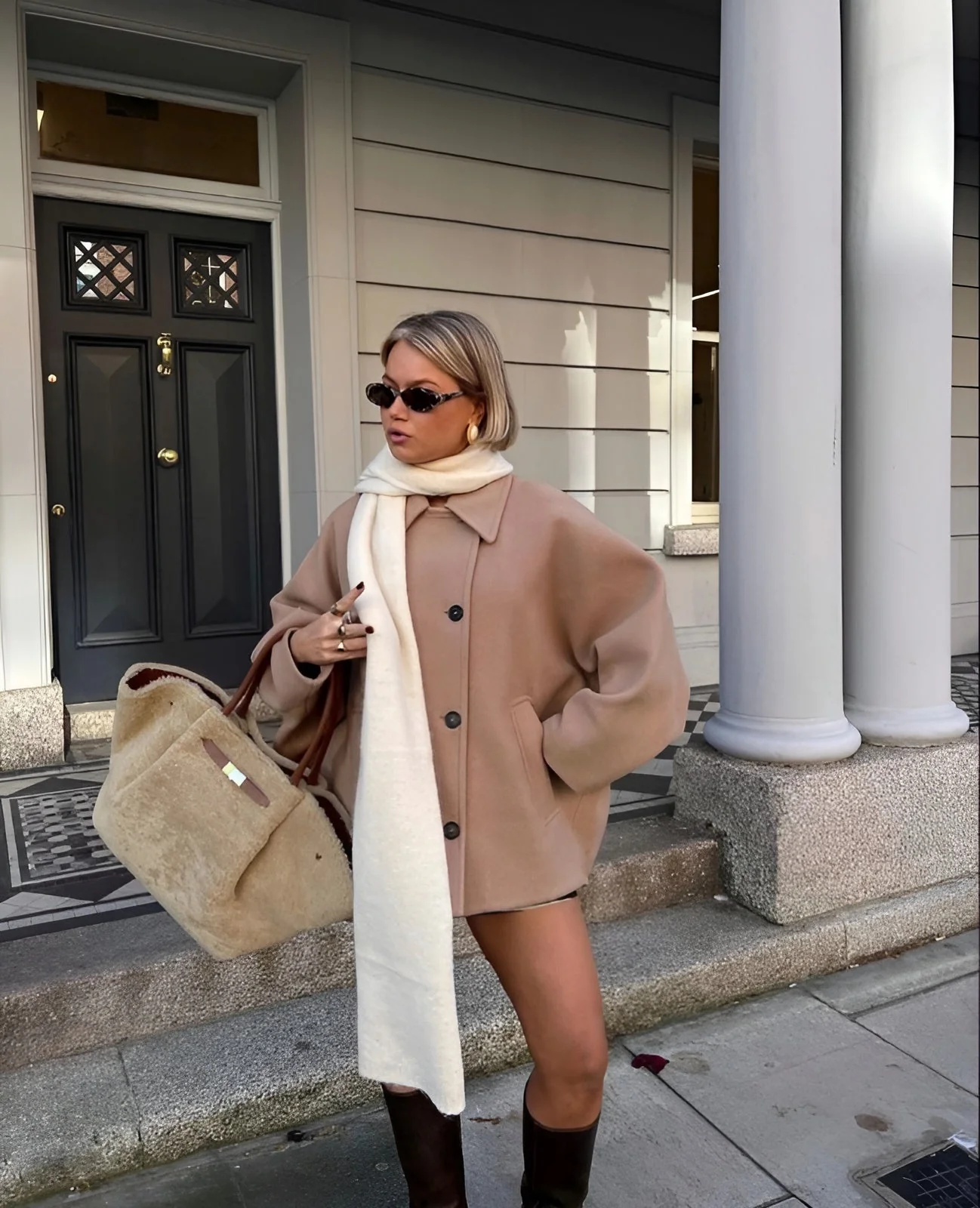 Heidi-Mode | Trendy Übergröße Wollmantel - Image 7