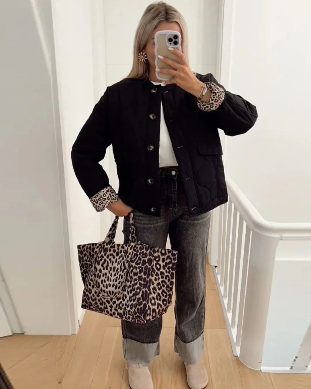 Heidi-Mode | Trendy Jacke mit Leopardenfutter - Image 2