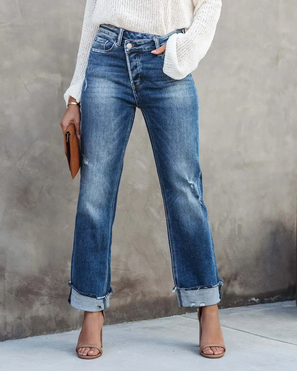 Heidi-Mode | Trendy Jeanshose mit Hoher Taille - Image 2