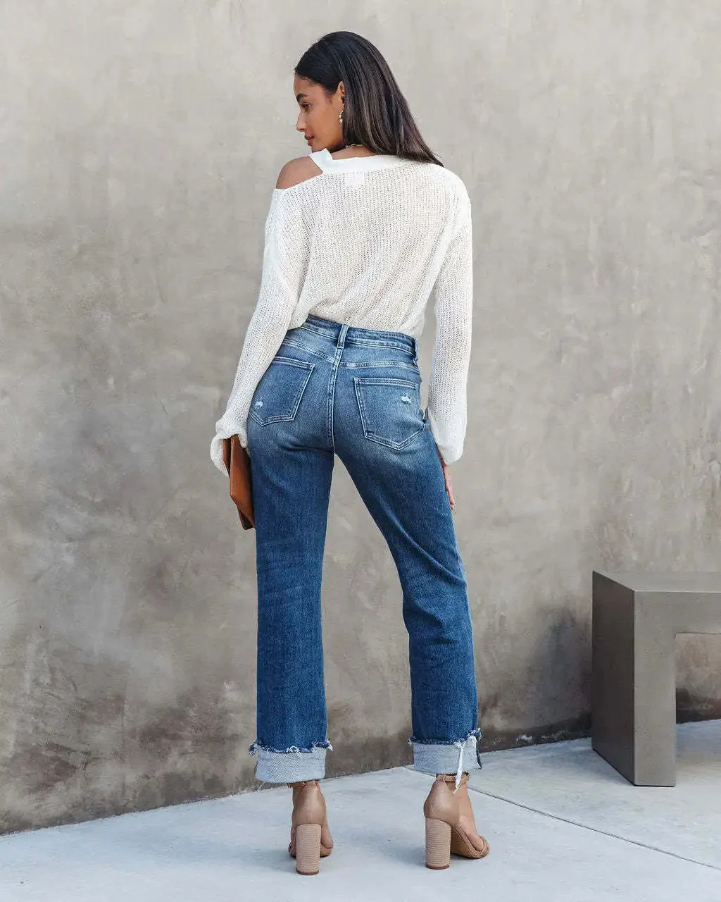 Heidi-Mode | Trendy Jeanshose mit Hoher Taille - Image 4