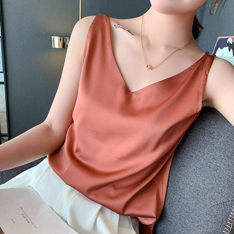 Heidi-Mode | Seidig Weiches Tanktop für Damen - Image 5