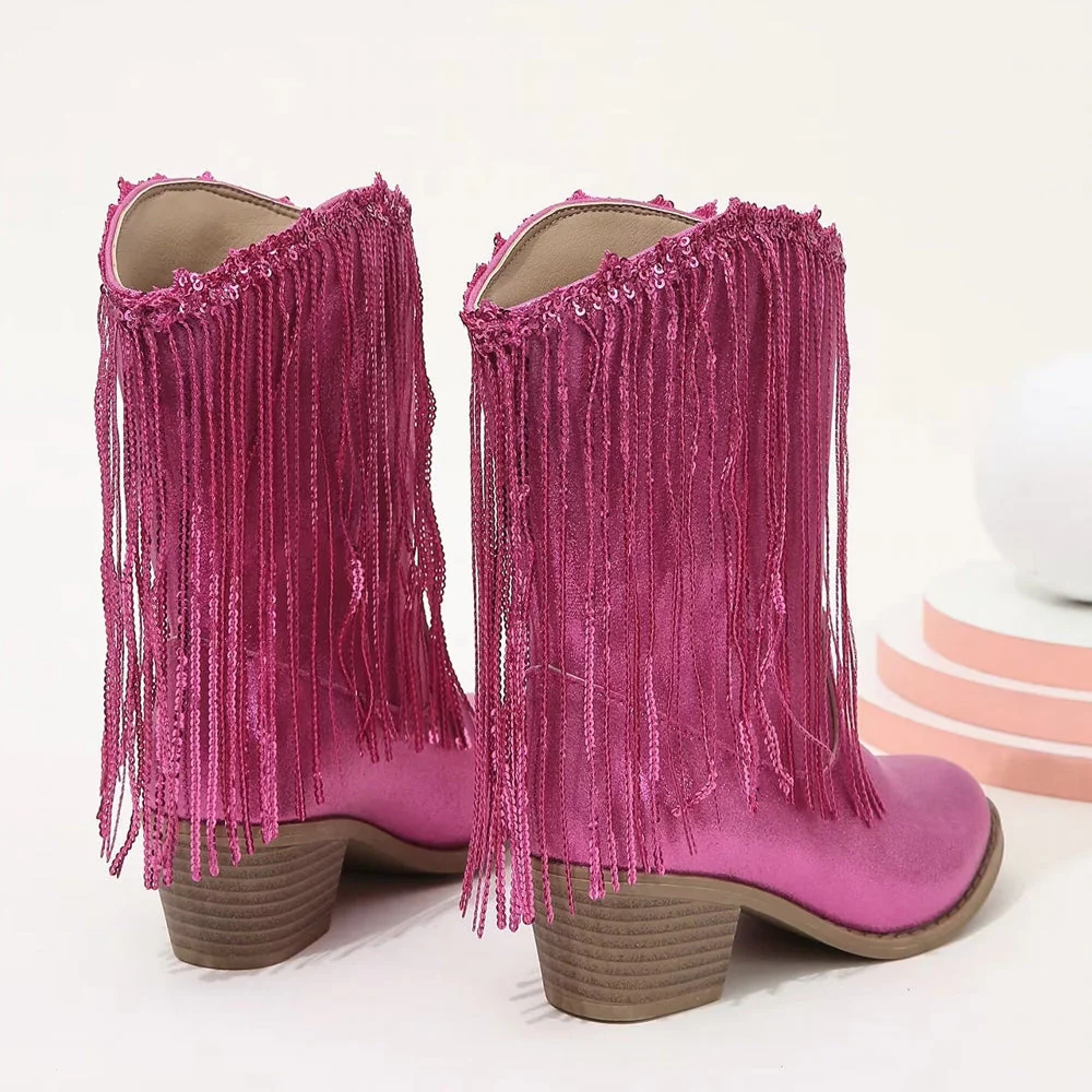 Heidi-Mode | Tupsut Rosa Elegante Britannia Prinzessin Kinder Stiefel - Image 6