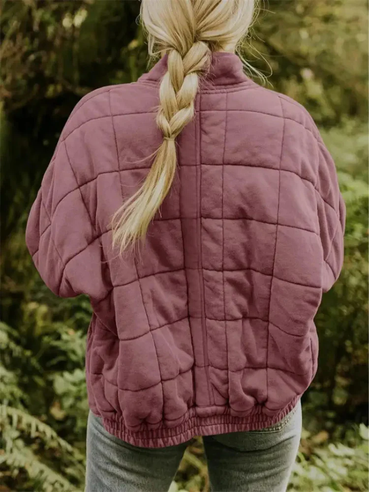 Heidi-Mode | Übergangsjacke Übergroße, Verdickte Jacke für Frauen - Image 10