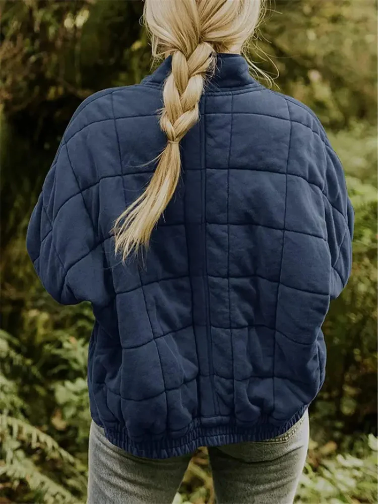 Heidi-Mode | Übergangsjacke Übergroße, Verdickte Jacke für Frauen - Image 12