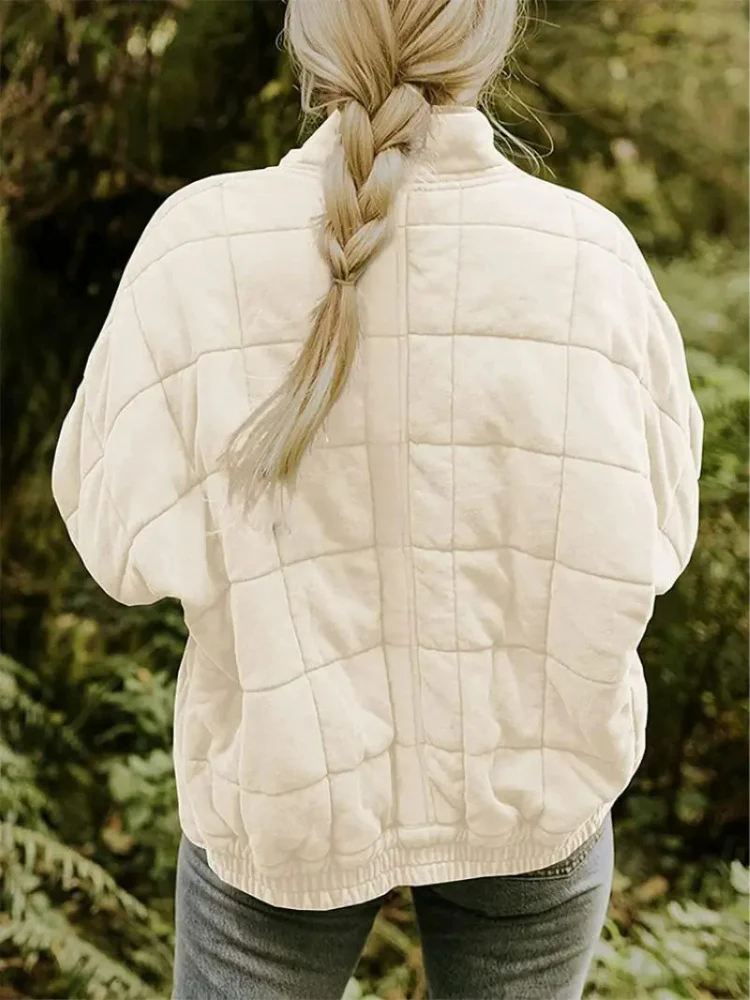 Heidi-Mode | Übergangsjacke Übergroße, Verdickte Jacke für Frauen - Image 13