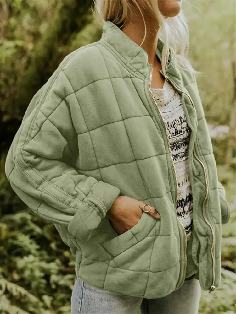 Heidi-Mode | Übergangsjacke Übergroße, Verdickte Jacke für Frauen - Image 20
