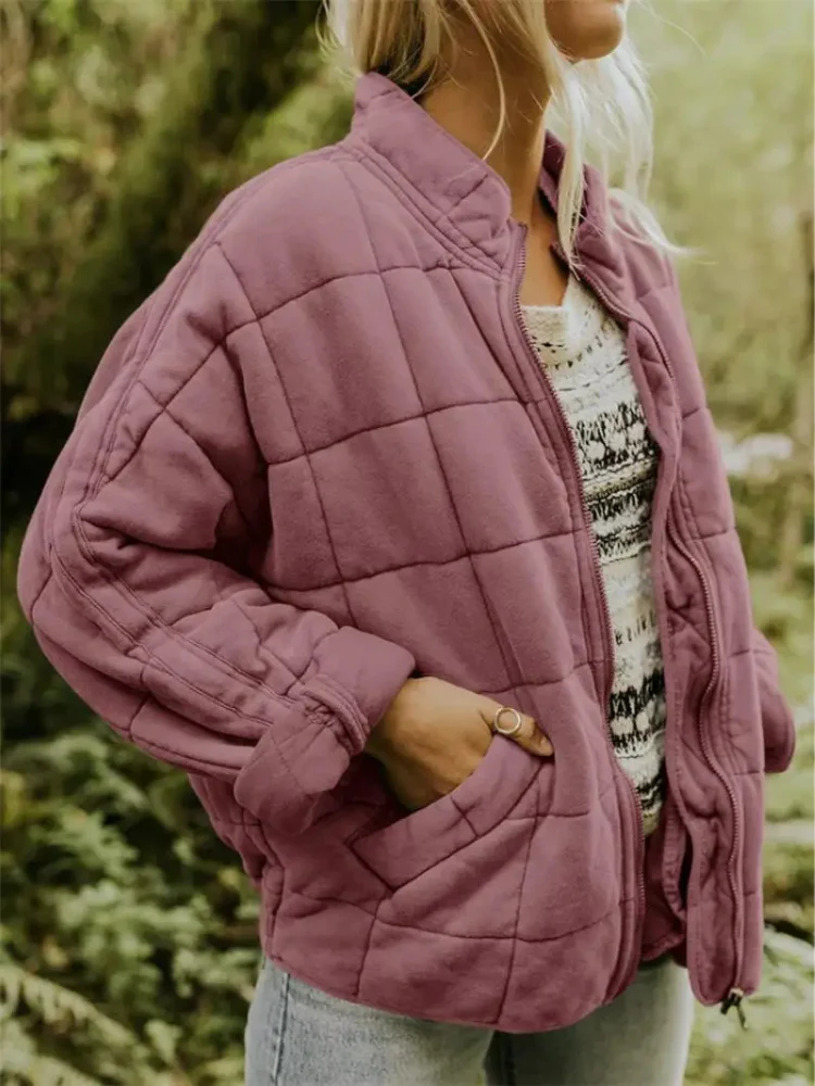 Heidi-Mode | Übergangsjacke Übergroße, Verdickte Jacke für Frauen - Image 23