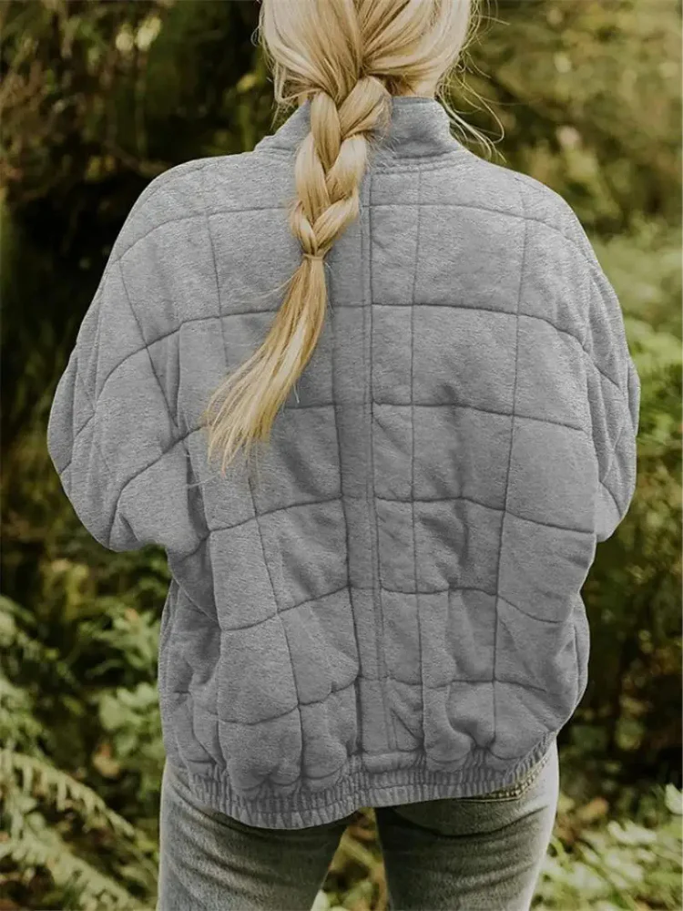 Heidi-Mode | Übergangsjacke Übergroße, Verdickte Jacke für Frauen - Image 6