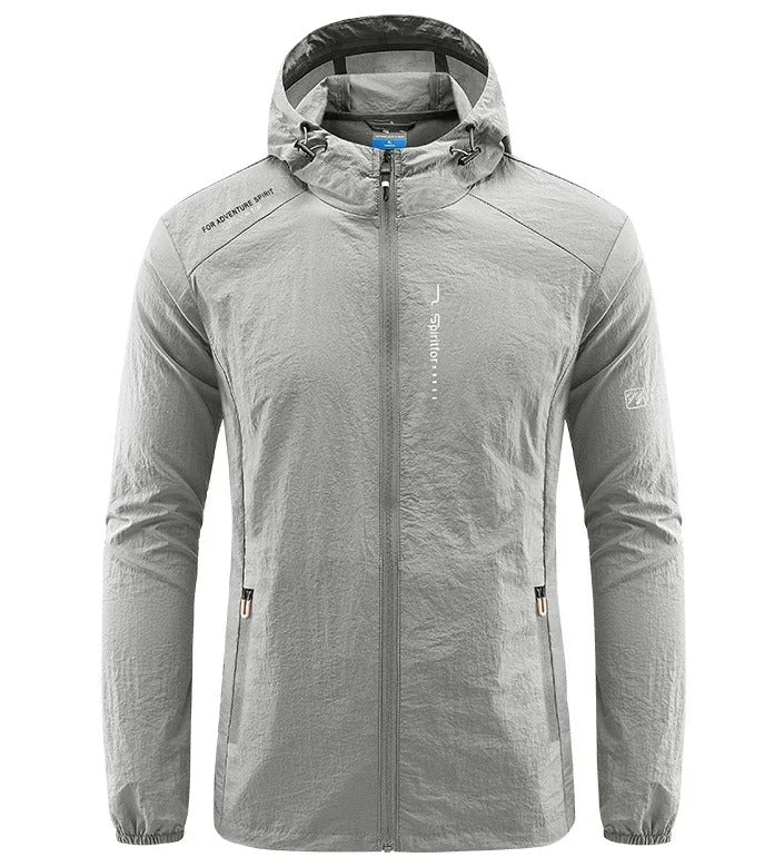 Heidi-Mode | Ultraleichte Wind und Sonnensichere Kapuzen Sommerjacke Herren - Image 2