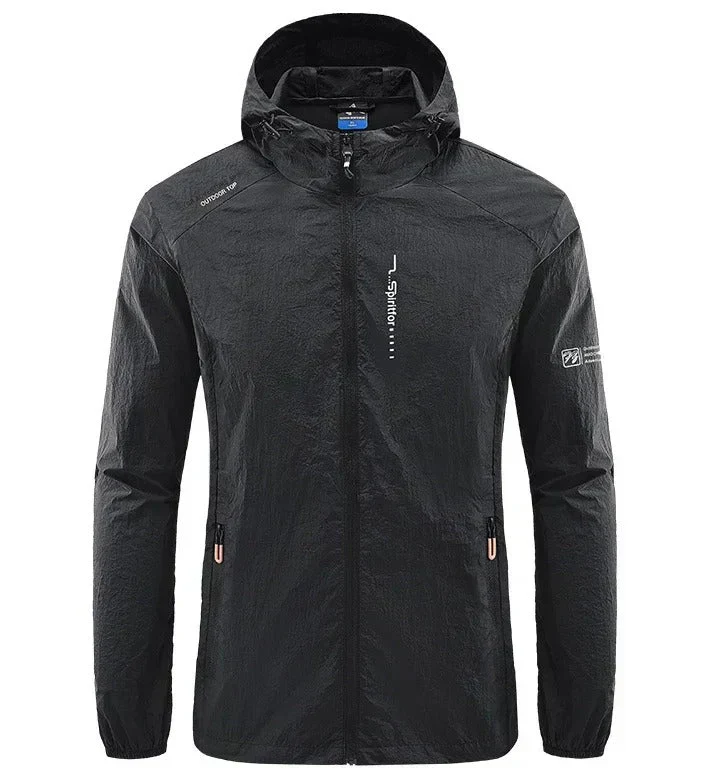 Heidi-Mode | Ultraleichte Wind und Sonnensichere Kapuzen Sommerjacke Herren - Image 3