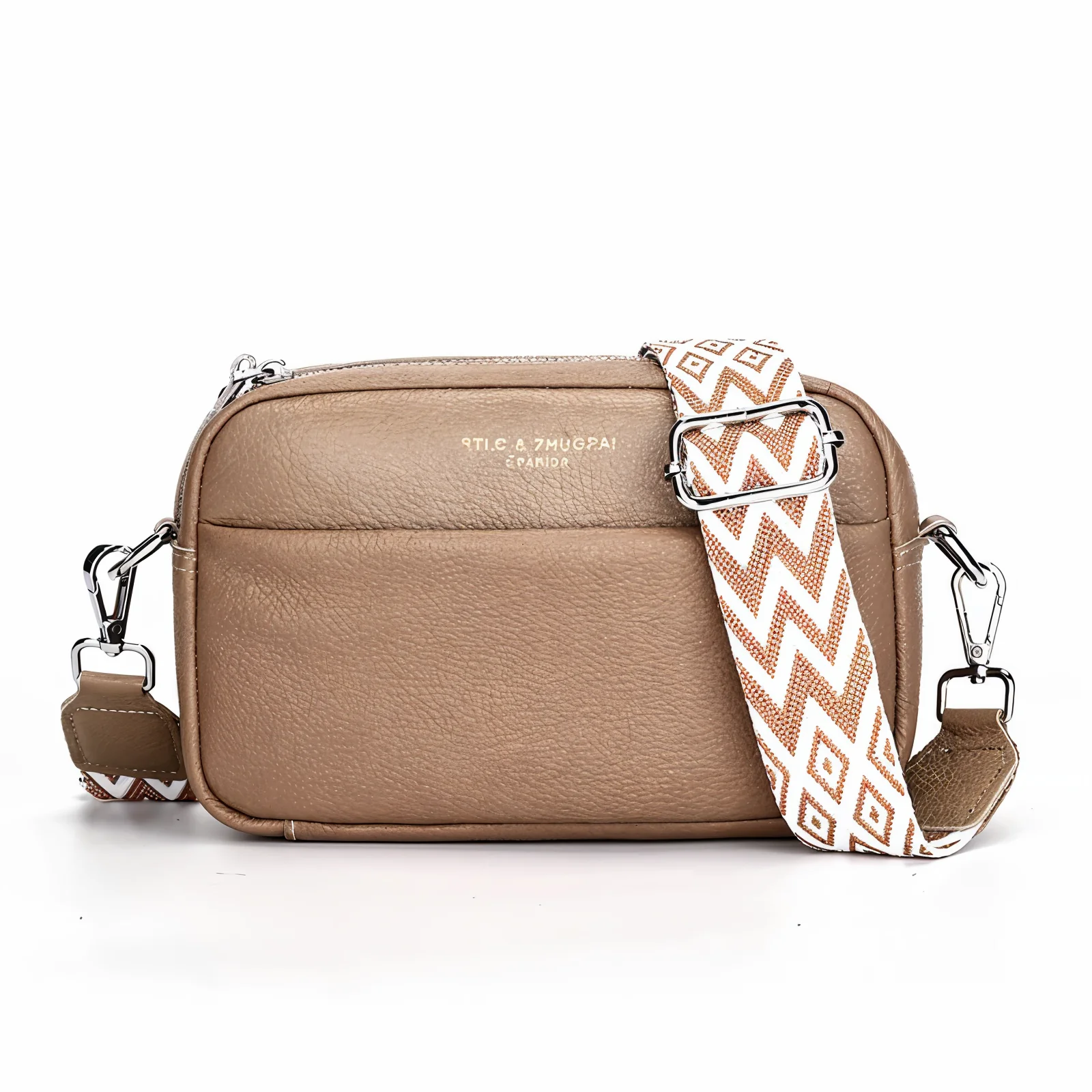 Heidi-Mode | Umhängetasche Damen Vegan Rechteckiges Leder - Image 11