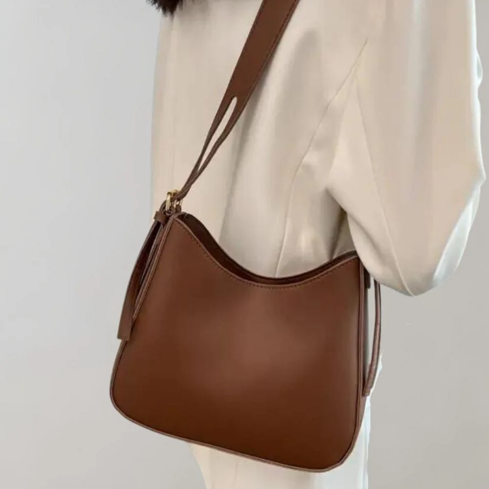 Heidi-Mode | Reißverschluss Klein Schultertasche Kunstledertasche - Image 2