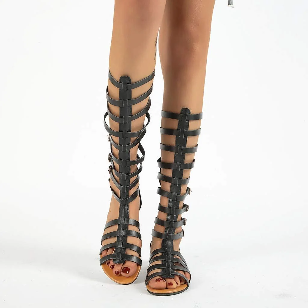 Heidi-Mode | und Schwarze Sandalen mit Doppelten Schnallen - Image 3