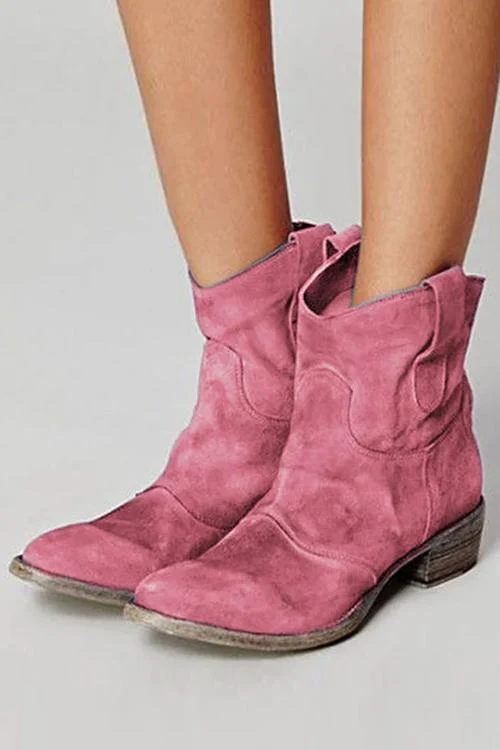 Heidi-Mode | Unterstützte Wildleder Stiefeletten - Image 2
