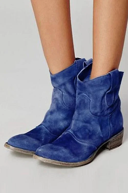 Heidi-Mode | Unterstützte Wildleder Stiefeletten - Image 4
