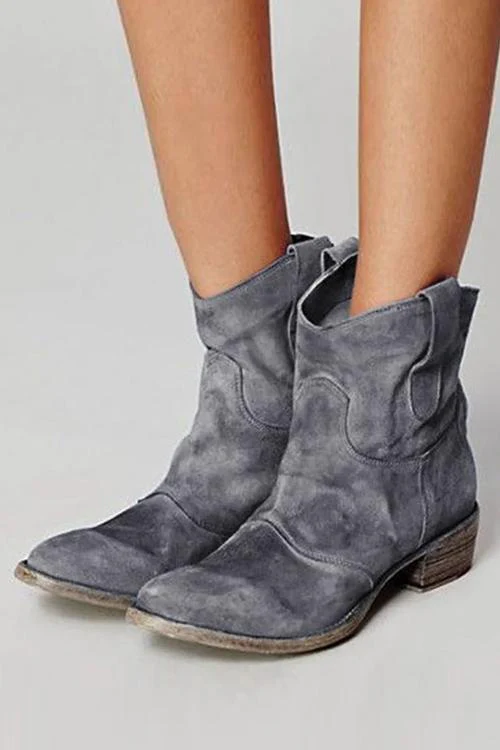 Heidi-Mode | Unterstützte Wildleder Stiefeletten - Image 5