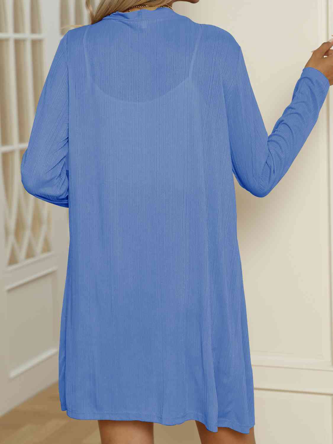 Heidi-Mode | V-Ausschnitt Knopf-Oben Langarm Cardigan - Image 14