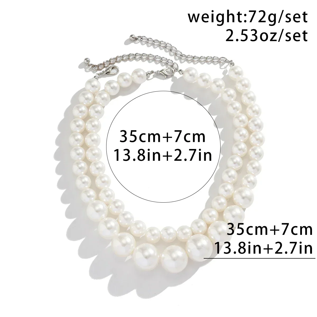 Heidi-Mode | Verziertes Double Layer Halsketten Satz für Damen - Image 5