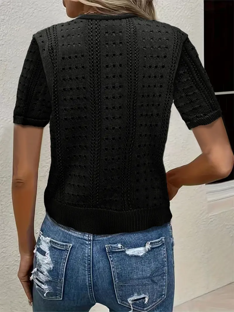 Heidi-Mode | Vielseitiger Komfort, Elegante Strickjacke mit V-Ausschnitt für Frauen - Image 5