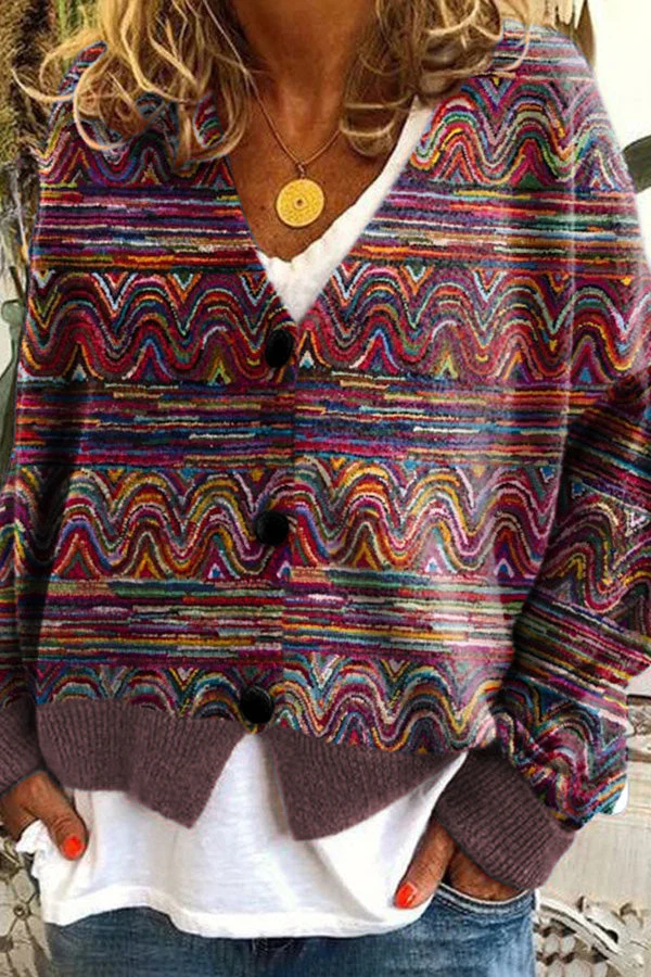 Heidi-Mode | Bedruckte Boho-Weste Im Vintage-Stil - Image 4