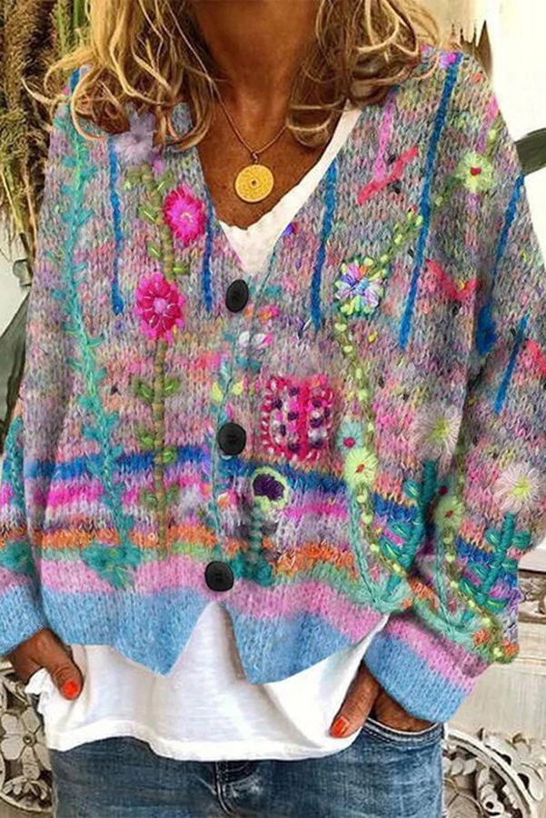 Heidi-Mode | Bedruckte Boho-Weste Im Vintage-Stil - Image 8