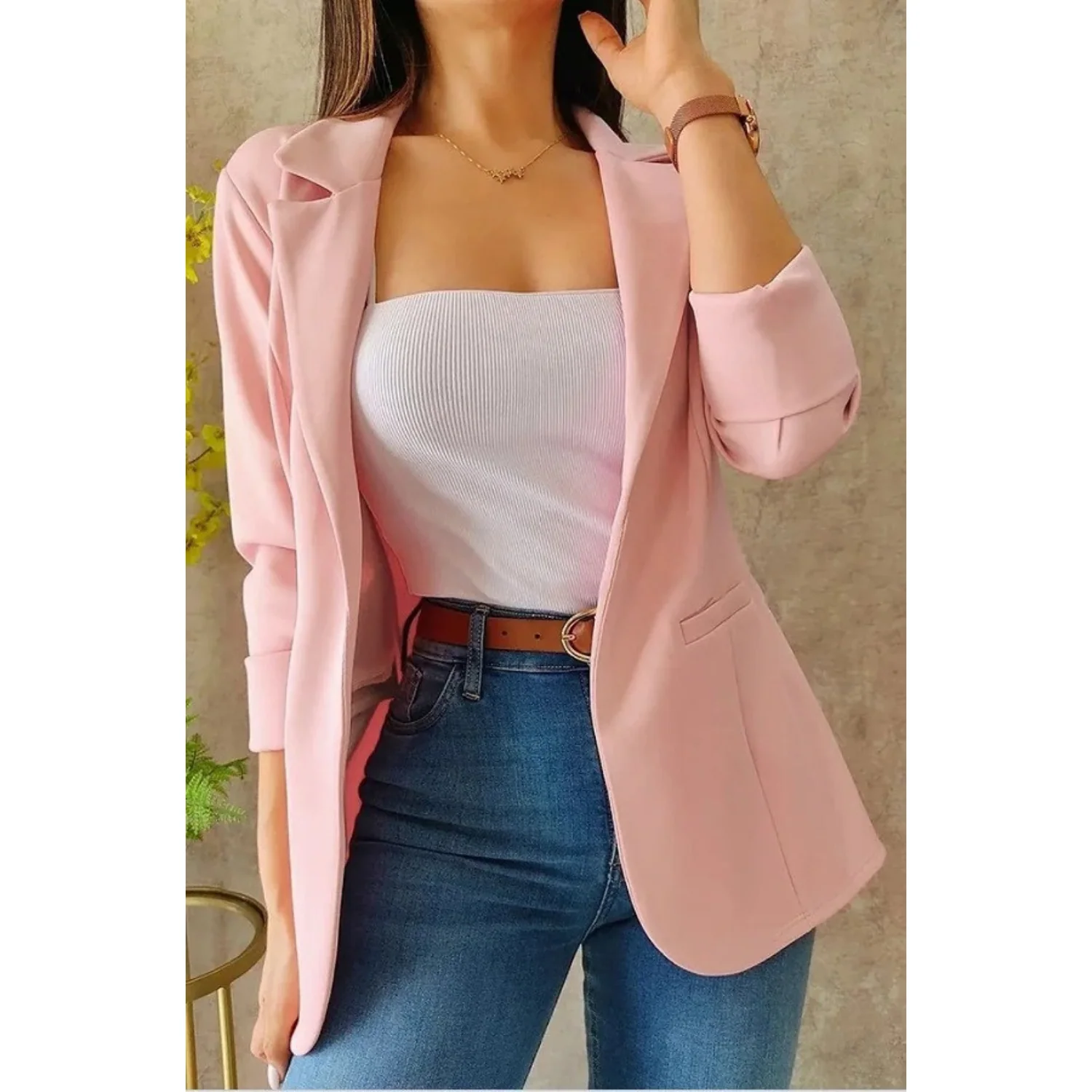 Heidi-Mode | Vintage-Damenblazer Ohne Schnalle - Image 2