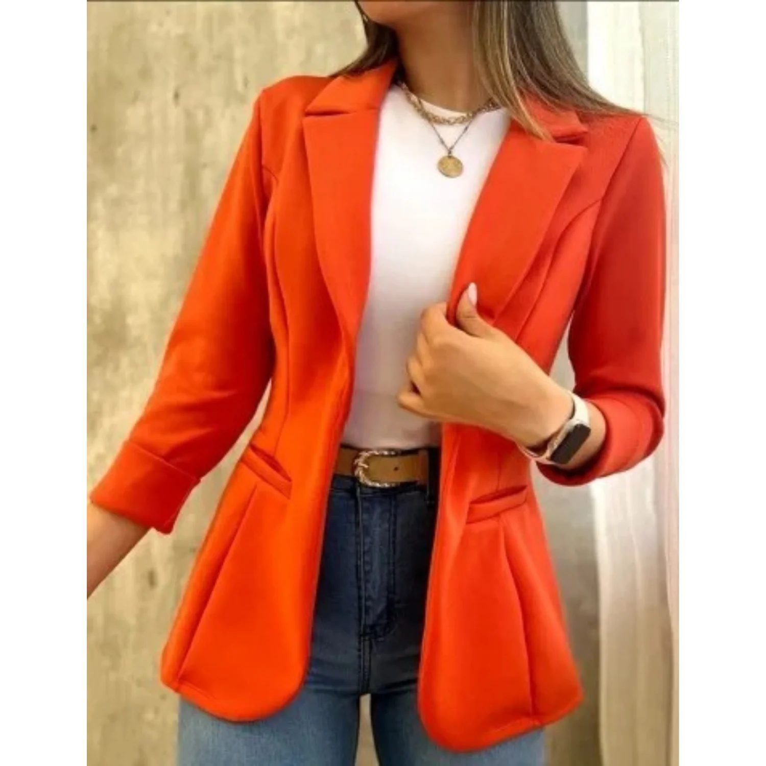 Heidi-Mode | Vintage-Damenblazer Ohne Schnalle - Image 5