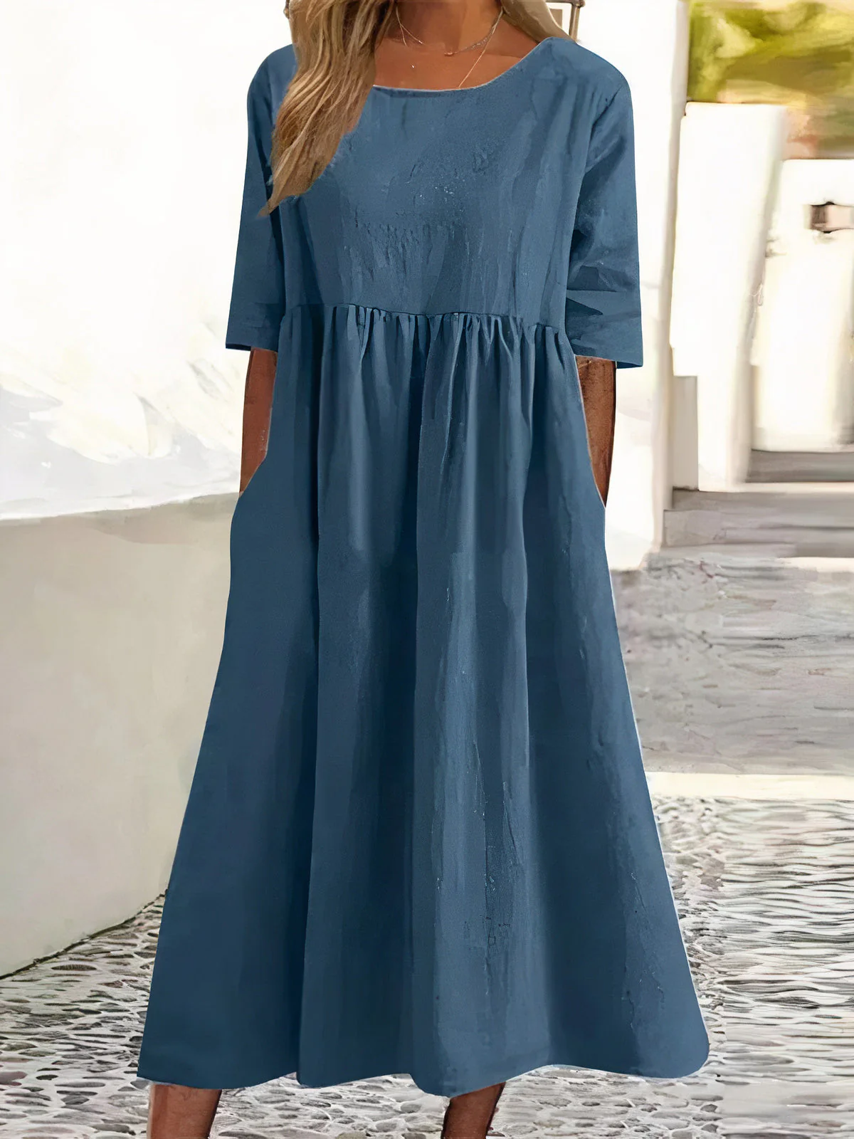 Heidi-Mode | Vintage Halbarmkleid - Image 6