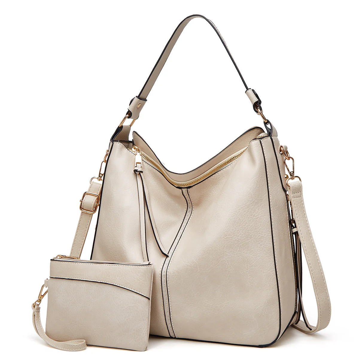Heidi-Mode | Vintage-Inspirierte Leder Hobo-Tasche - Image 16