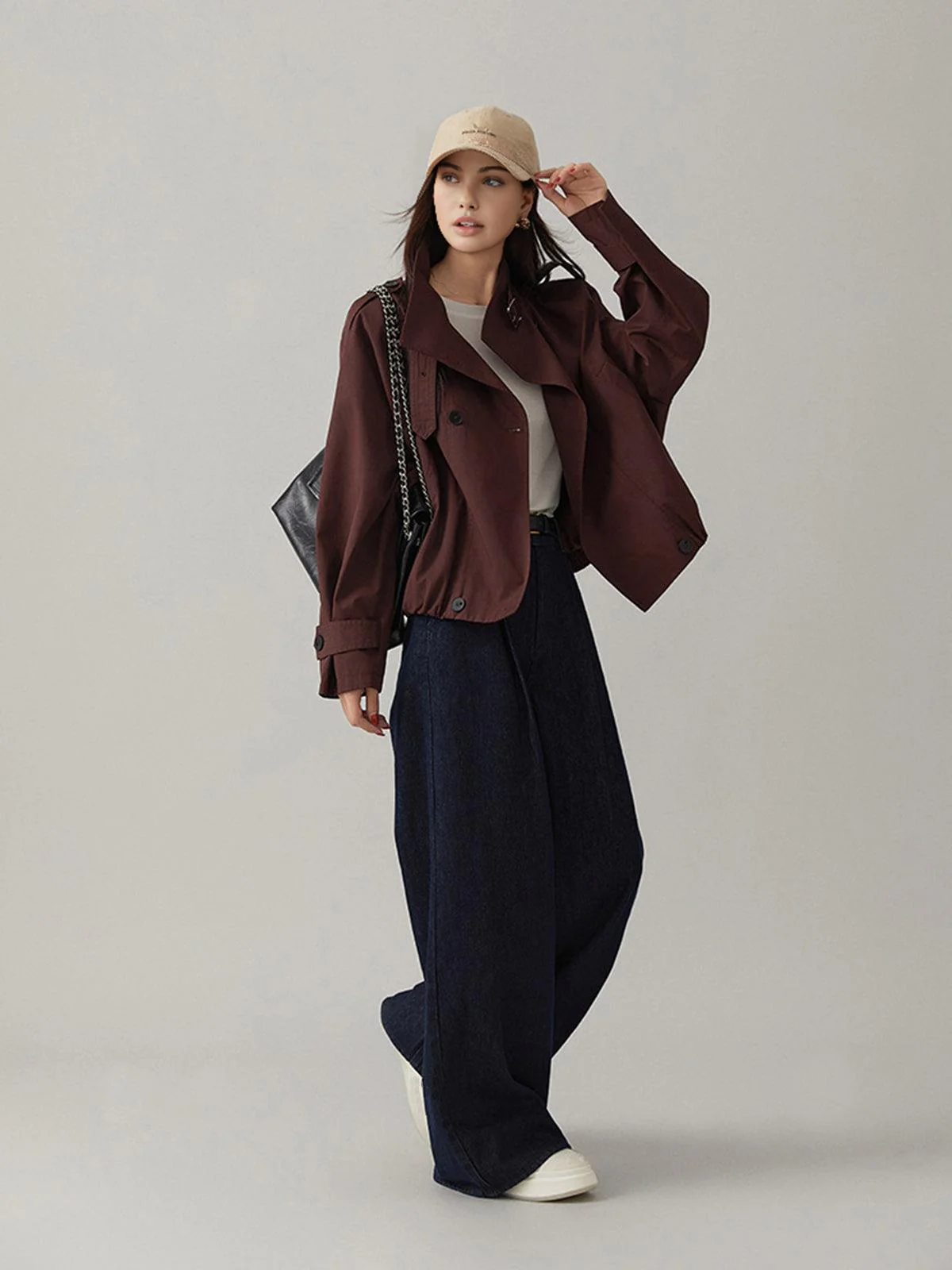 Heidi-Mode | Vintage Lockere Trenchcoat - Image 2