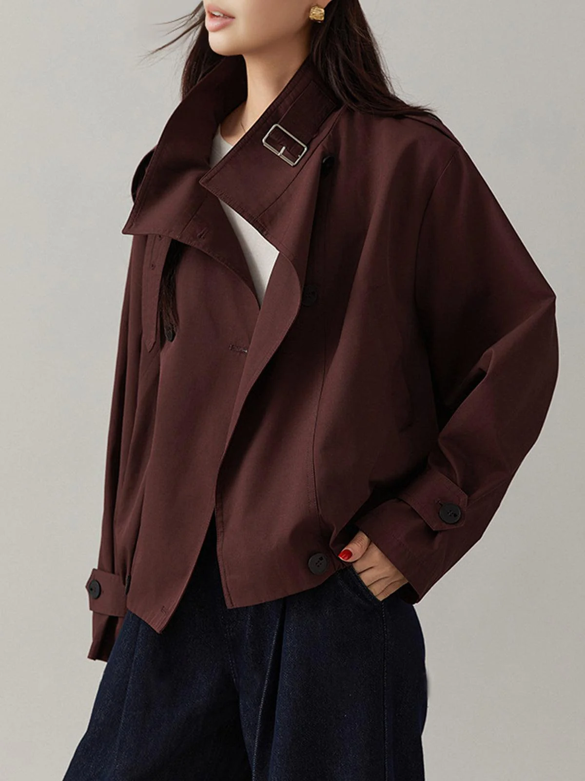 Heidi-Mode | Vintage Lockere Trenchcoat - Image 5