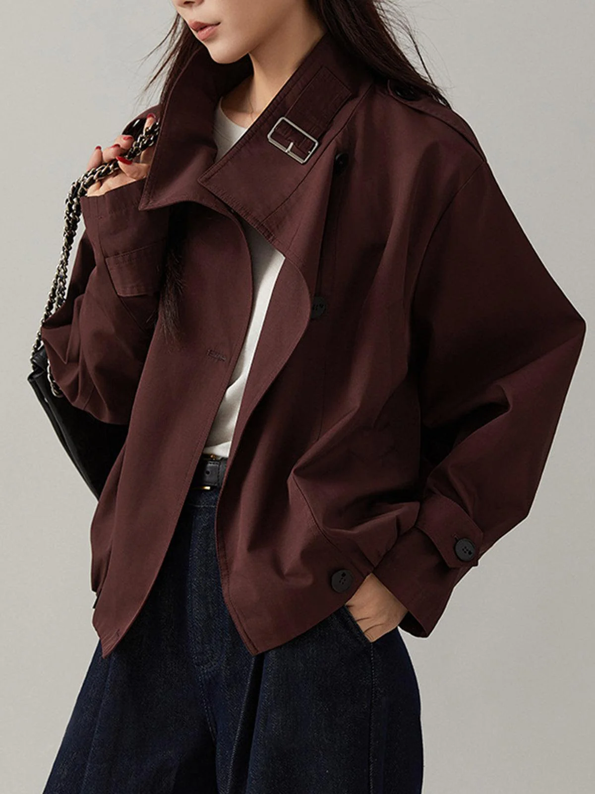 Heidi-Mode | Vintage Lockere Trenchcoat - Image 6