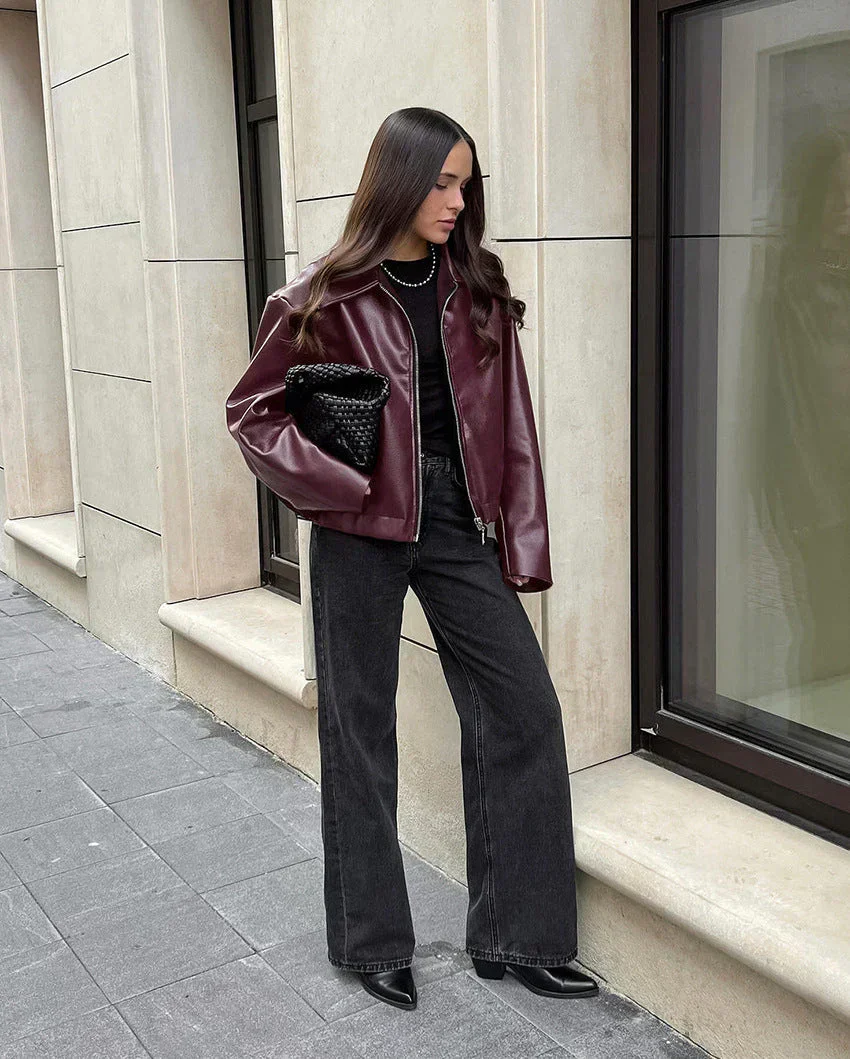 Heidi-Mode | Vintage Rote Jacke für Frauen - Image 3