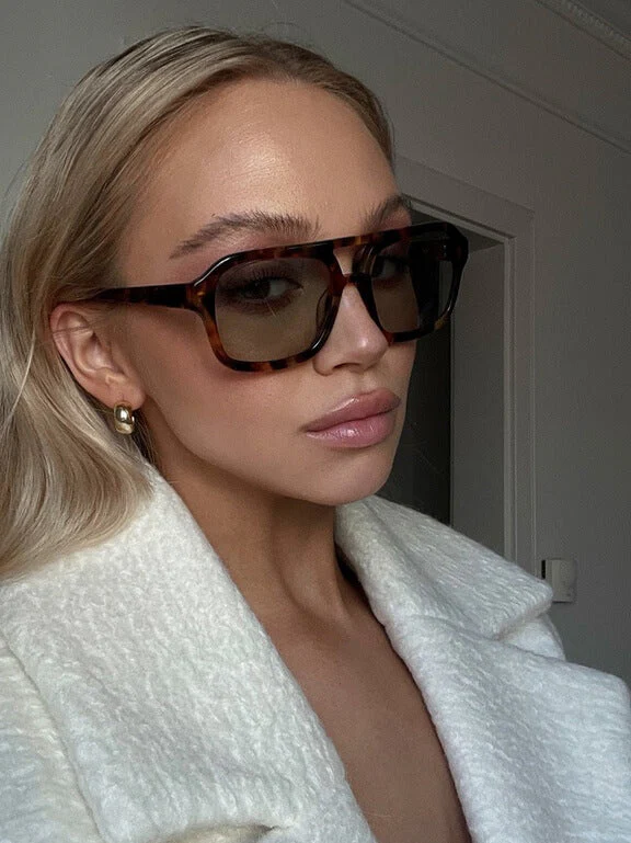 Heidi-Mode | Vintage Sonnebrille Damen Im Leopardenprint Retro Sunglasses Women - Image 4