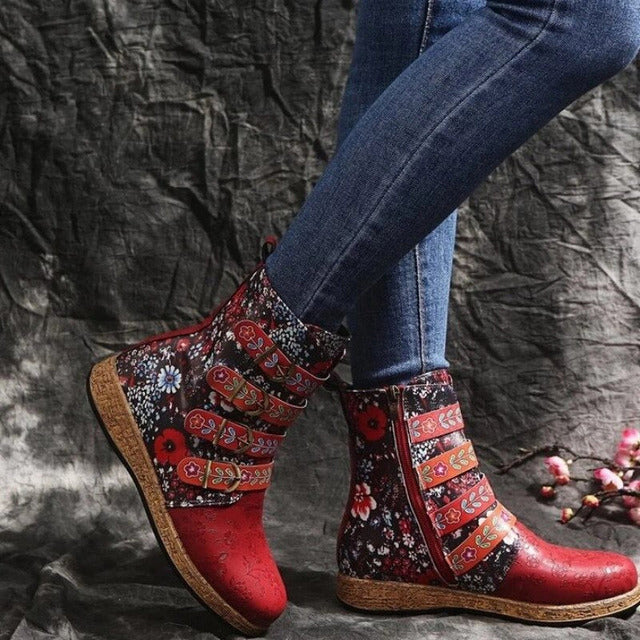 Heidi-Mode | Vintage Stiefel Im Ethnischen Stil - Image 4