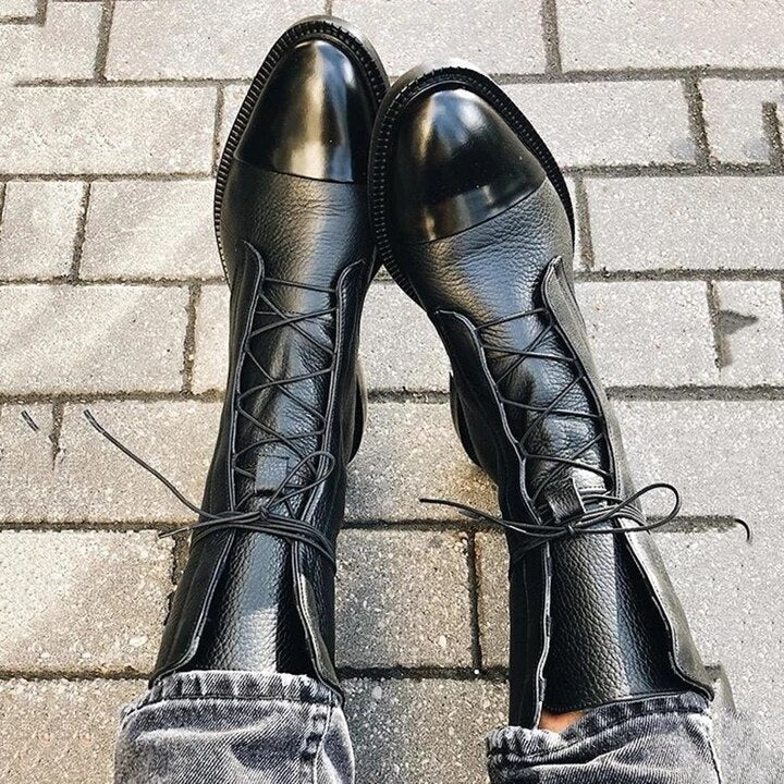 Heidi-Mode | Vintage-Stiefeletten mit Absatz für Damen - Image 7