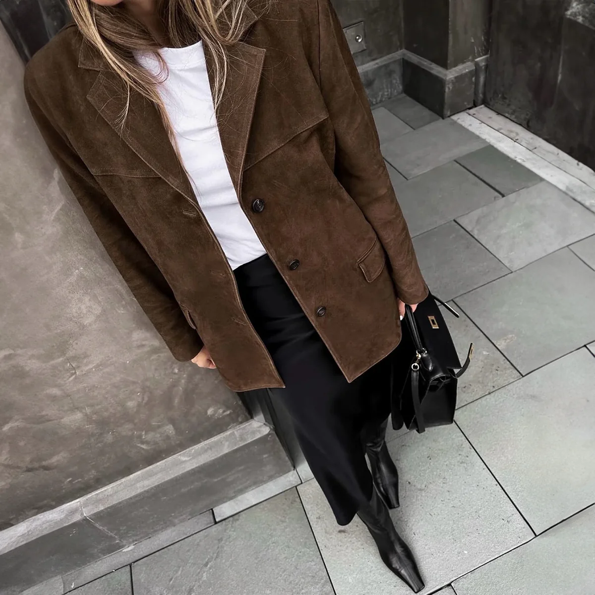 Heidi-Mode | Vintage Übergröße Blazerjacke Damenjacken - Image 5