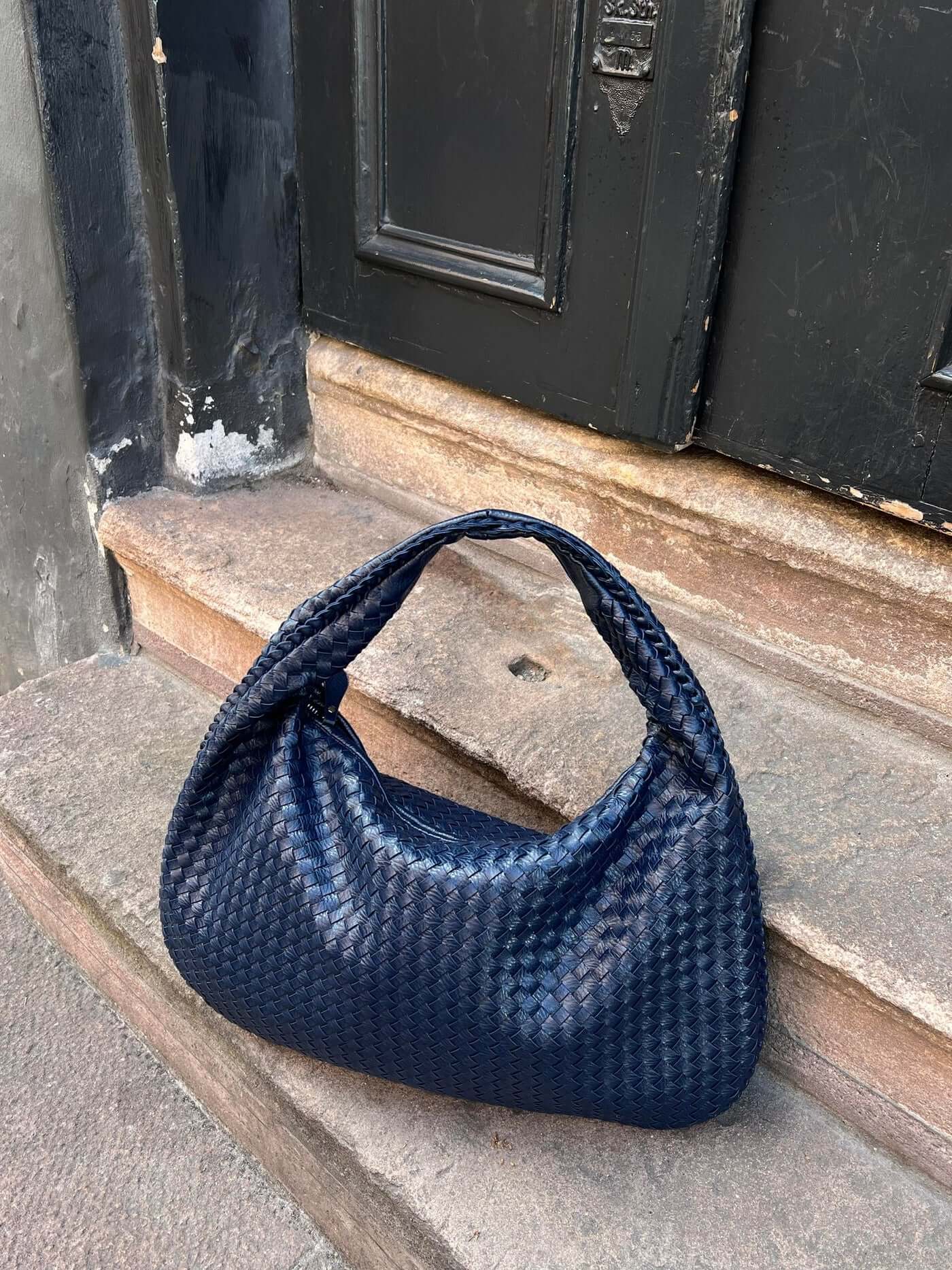 Heidi-Mode | Vintage Umhängetasche Damen Geflochtene Handtasche mit Reißverschluss Im Sale - Image 19
