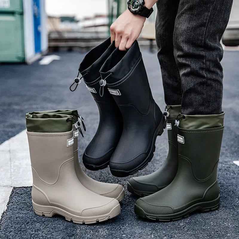 Heidi-Mode | Wadenregenschuhe - Leichtgewichtiger, Wasserdichter Gummi-Design für Komfort - Image 2