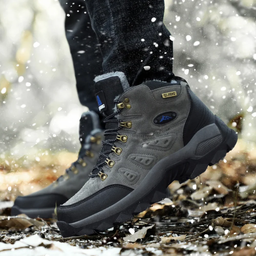 Heidi-Mode | Wanderschuhe Wasserdicht Hoher Knöchelstütze Atmungsaktive Grip Sohle Outdoor Trail Fußbekleidung - Image 2