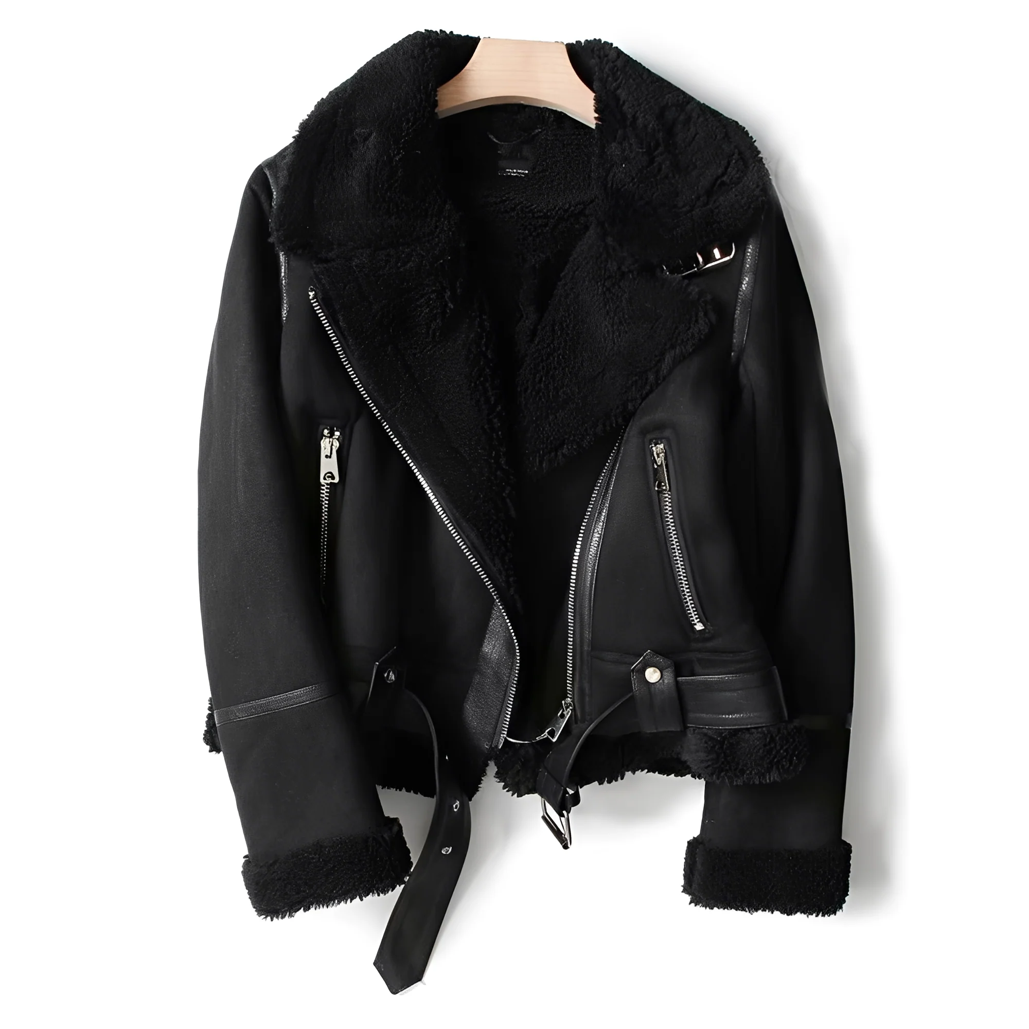 Heidi-Mode | Warme, weiche Lederjacke für Frauen - Image 5