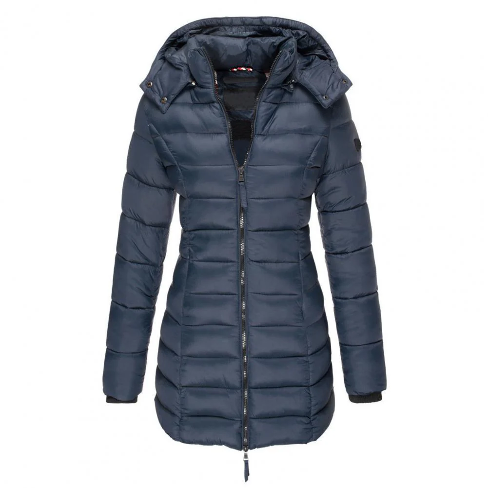 Heidi-Mode | Warme Slimfit Winterjacke mit Kapuze Damen Winterjacke Regular Fit Belle Couture Essential Wärme - Image 10
