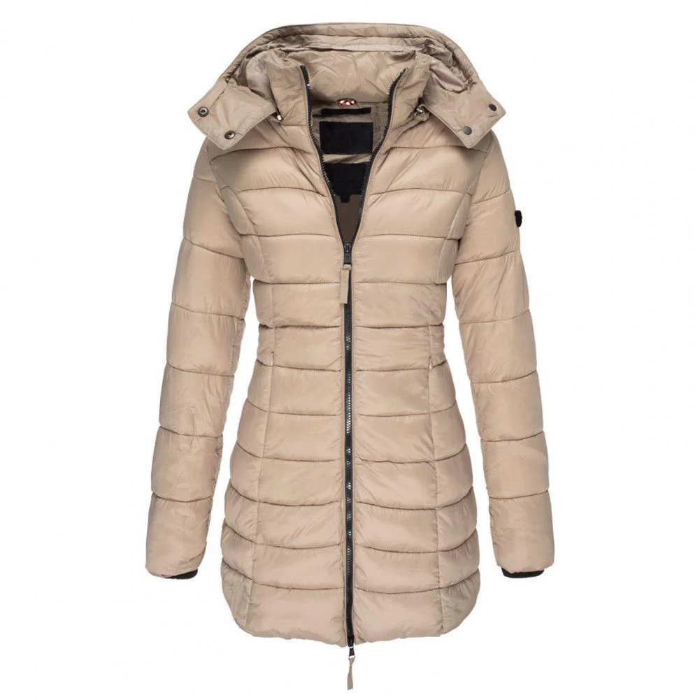 Heidi-Mode | Warme Slimfit Winterjacke mit Kapuze Damen Winterjacke Regular Fit Belle Couture Essential Wärme - Image 7