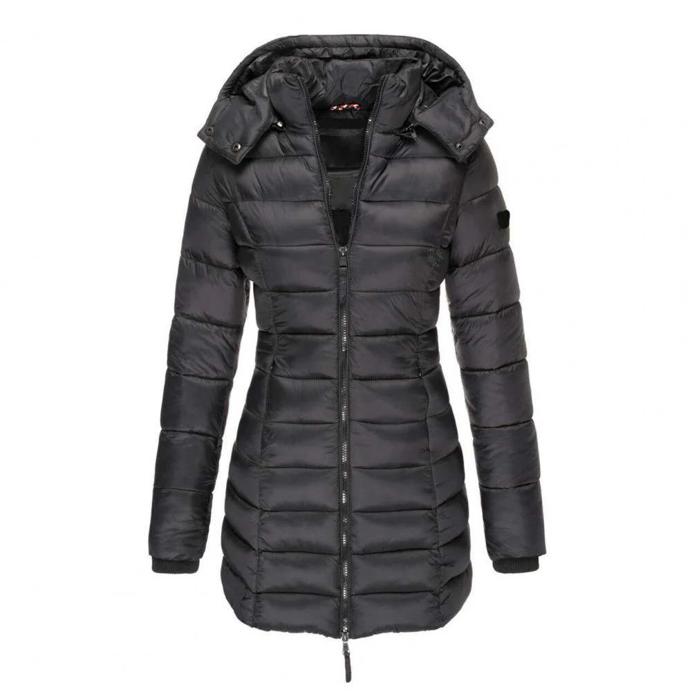 Heidi-Mode | Warme Slimfit Winterjacke mit Kapuze Damen Winterjacke Regular Fit Belle Couture Essential Wärme - Image 8