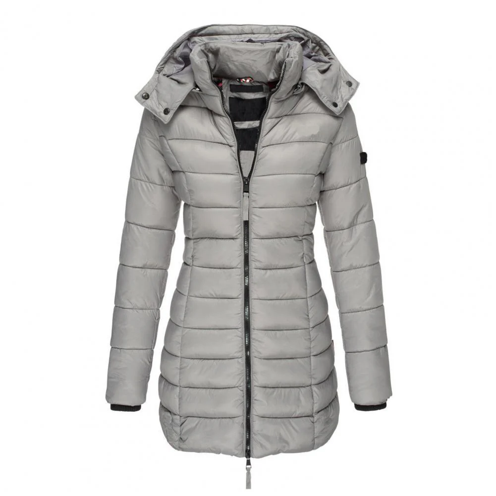 Heidi-Mode | Warme Slimfit Winterjacke mit Kapuze Damen Winterjacke Regular Fit Belle Couture Essential Wärme - Image 9