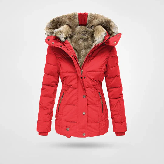 Heidi-Mode | Modische Winterjacke, Warm Gefüttert mit Kapuze - Image 7