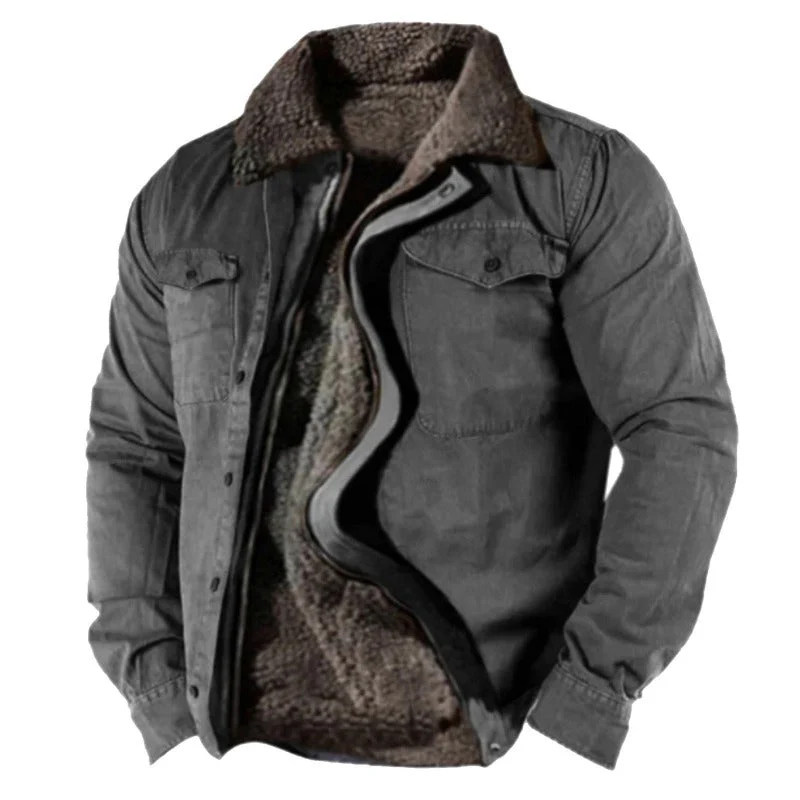 Heidi-Mode | Warme Winterjacke mit Pelzfutter für Männer - Image 2
