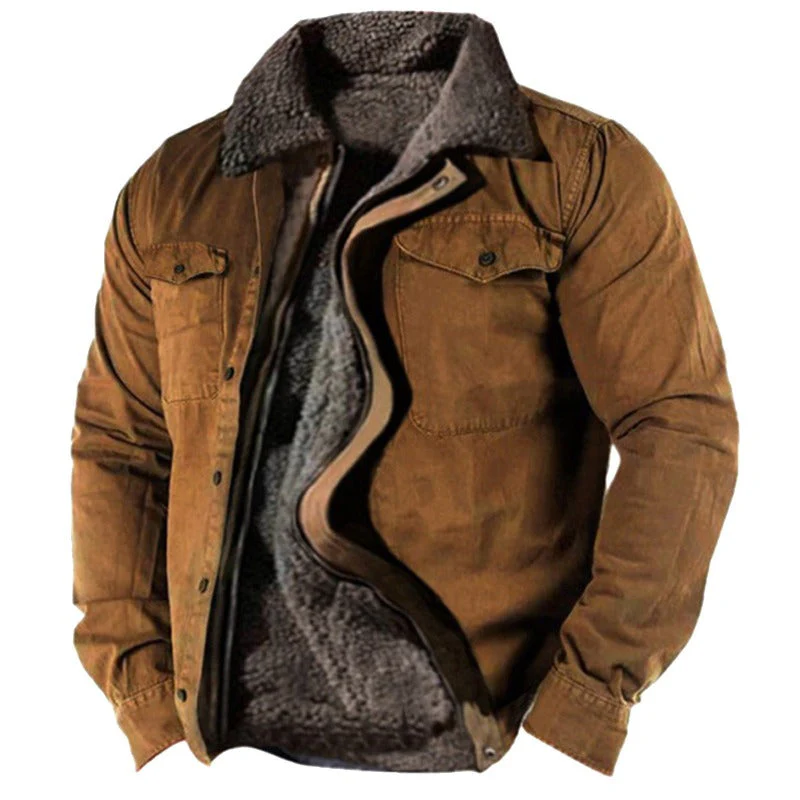 Heidi-Mode | Warme Winterjacke mit Pelzfutter für Männer - Image 3