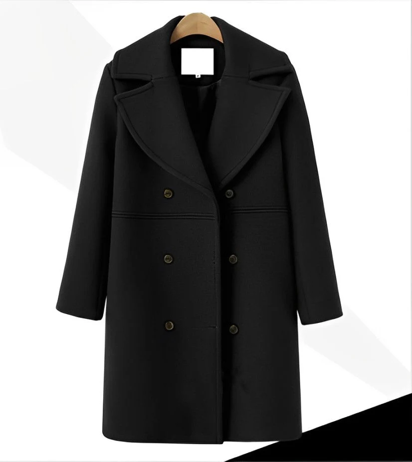 Heidi-Mode | Warmer und Langer Woll|Trenchcoat - Image 6